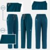 [:en]High-End Four-Way Stretch V-Neck Solid Color Short-Sleeve Straight-Leg Pants Set for Hospital Work, Nurse Uniforms, Scrubs, And Surgical Attire Suitable for All Seasons.[:ar]High-End Four-Way Stretch V-Neck Solid Color Short-Sleeve Straight-Leg Pants Set for Hospital Work, Nurse Uniforms, Scrubs, And Surgical Attire Suitable for All Seasons.[:] - Image 31