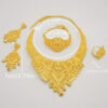 Stylish Dubai Ethiopia Jewelry Golden Necklace Set Middle Eastern Oriented - Image 4