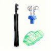 1pc Iron IV Pole Stand with 4 Hooks, 3-Legged Portable Collapsible Infusion Stand, Adjustable Height Drip Bag Holder for Hospitals, Clinics, Home Care, Wheelchair and Bedside Use - Image 12