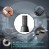 Key Finder, Wireless Key Tracker, 80dB RF Item Locator, Effective Range 39.93 meter, 1 Transmitter and 6 Receivers, for Finding Lost Keys, Remote Controls, Car Keys, Lost Items/Sound Emitting Items Finder - Image 7