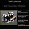 Aluminum three-lever ball lock, plastic steel door lock activity room handle three-lever ball lock, three-lever lock - Image 4