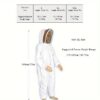 Glorious Future Thickened Beekeeping Suit, Full Body Bee Protector Coverall with Hood for Beekeepers, Multiple Sizes Available - Durable Other Material - Image 6