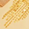 Elegant Golden Headpiece with Circular Pendants and Tassels - Luxurious Long Veil for Parties, Festivals, and Special Occasions - Perfect Gift for Valentine'S Day, Ramadan, or Spring Festival, Festival Headwear | Luxurious Headpiece | Intricate Design - Image 8