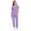 [:en]High-End Four-Way Stretch V-Neck Solid Color Short-Sleeve Straight-Leg Pants Set for Hospital Work, Nurse Uniforms, Scrubs, And Surgical Attire Suitable for All Seasons.[:ar]High-End Four-Way Stretch V-Neck Solid Color Short-Sleeve Straight-Leg Pants Set for Hospital Work, Nurse Uniforms, Scrubs, And Surgical Attire Suitable for All Seasons.[:] - Image 28