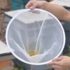 5pcs White Nylon Honey Strainers with Fine Mesh Filters - Conical Design for Efficient Filtration, Lightweight Foldable for Easy Storage, Durable Nylon Material - Ideal for Honey, Wine, Beeswax, Nuts, Milk | Kitchen & Beekeeping Essentials - Image 2