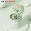 YULIKIKER 1/3 Splitter Pill Crusher - White Plastic Medicine Splitter Tool with Red Accents, Portable Pill Splitter for Pills, Capsules, Supplements - Easy-to-Use Dispensing Device, Pill Crusher, Supplement Management, Transparent Design, Durable Plastic - Image 6