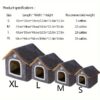 [:en]Cozy Pet House, Four Seasons Washable Enclosed Warm Dog Bed Cat Shelter Small Animal Home, Non-Skid Bottom, Polyvinyl Chloride Material, Assembled[:ar]Cozy Pet House, Four Seasons Washable Enclosed Warm Dog Bed Cat Shelter Small Animal Home, Non-Skid Bottom, Polyvinyl Chloride Material, Assembled[:] - Image 20