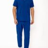 [:en]Men's Summer Fashion V-Neck Scrub Set with Multiple Pockets - Casual, Machine Washable Workwear for Medical Staff[:ar]Men's Summer Fashion V-Neck Scrub Set with Multiple Pockets - Casual, Machine Washable Workwear for Medical Staff[:] - Image 13
