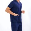 [:en]Men's Summer Fashion V-Neck Scrub Set with Multiple Pockets - Casual, Machine Washable Workwear for Medical Staff[:ar]Men's Summer Fashion V-Neck Scrub Set with Multiple Pockets - Casual, Machine Washable Workwear for Medical Staff[:] - Image 17