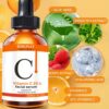 30ml 20% Vitamin C Liquid Serum with Hyaluronic Acid - Hypoallergenic Brightening & Moisturizing Face Serum for All Light Beige Types, Radiant Nourishing Essence, Vitamin C Skincare, Skincare, Clear Dropper Cap, Stable Packaging - Image 5