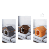 [:en]Cozy Pet House, Four Seasons Washable Enclosed Warm Dog Bed Cat Shelter Small Animal Home, Non-Skid Bottom, Polyvinyl Chloride Material, Assembled[:ar]Cozy Pet House, Four Seasons Washable Enclosed Warm Dog Bed Cat Shelter Small Animal Home, Non-Skid Bottom, Polyvinyl Chloride Material, Assembled[:] - Image 10