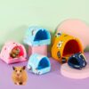 [:en]Guinea Bed Cave Cozy Hamster House Hideout Hide House Small Animal Dwarf Rabbits Hedgehog Bearded Dragon Winter Nest Squirrel Hamster Cage Accessories[:ar]Guinea Bed Cave Cozy Hamster House Hideout Hide House Small Animal Dwarf Rabbits Hedgehog Bearded Dragon Winter Nest Squirrel Hamster Cage Accessories[:] - Image 2
