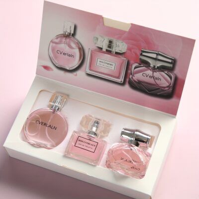 3pcs/set CVerlain Miss Eau de Toilette for Women, Fresh Fragrance, Fruit Notes, Liquid Perfume with 1-2% Essence Concentration, Alcohol-Based, Formaldehyde-Free for Various Volumes Available