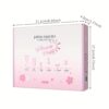 LAIKOU Sakura Skincare 6pcs/Set, with Serum, Cleanser, Toner, Face Cream, Eye Cream, Day Night Moisturizer, Sun Cream, Contain Vitamin C & Niacinamide - Image 5