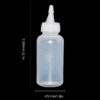 3pcs 100ml pointed beaked bottle, color mixing, color painting, pigment packaging, sand painting, medicine solution, extrusion plastic bottle, drip glue, small oil pot, dispensing bottle - Image 6