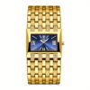 YaLaLuSi Elegant Women's Golden-Tone Quartz Watch with Rhinestone Embellishments, Luminous Hands, Square Dial & Adjustable Strap – Comes in an Exquisite Gift Box, Perfect for Gifting, Watch Gift Box, Formal Timepiece - Image 5