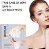 5pcs Deep Collagen Lifting Masks - Hydrating & Firming, Alcohol-Free, Hypoallergenic for All Light Beige Types, Fragrance-Free, Transparent & Smooth Finish | Transparent Mask - Image 5