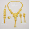 Exquisite Middle East Africa Dubai Golden Tassel Jewelry Set - Image 2