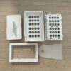 Manual 24-Compartment Capsule Filling Machine - Heavy-Duty Non-Electric Tablet Organizer with 24 Compartments, Compatible with 0.00 & 1 Size Empty Capsules, Space-Saving Design for Small to Large-Scale Production - Durable Plastic Pharmacy & Laboratory Eq - Image 7