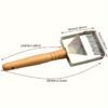 1pc Heavy-Duty Stainless Steel Beekeeping Tool - Professional Honey Uncapping Fork with Sharp Slanted Teeth & Ergonomic Handle for Efficient Honeycomb, Wax Removal - Compatible with European & American Honey Frames - Beekeeping Equipment for Hobbyists & C - Image 6