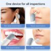 Smart Ear Nose Inspection Camera with Zoom Lens  Hair/Oral Exam Function - Rechargeable  Health Monitor for Humans & Pts, Ergonomic Design, Secure Operation, Pet Health Check n - Image 8