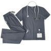 [:en]Ultra Quick-Dry V-Neck Scrub with Double-Layer Pockets for Doctors - ComfortMax, Ideal for Busy Shifts, Pink, Professional Medical Uniform, Scrubs for Adults[:ar]Ultra Quick-Dry V-Neck Scrub with Double-Layer Pockets for Doctors - ComfortMax, Ideal for Busy Shifts, Pink, Professional Medical Uniform, Scrubs for Adults[:] - Image 9
