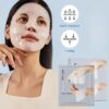 5pcs Deep Collagen Lifting Masks - Hydrating & Firming, Alcohol-Free, Hypoallergenic for All Light Beige Types, Fragrance-Free, Transparent & Smooth Finish | Transparent Mask - Image 4