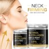 YUITIKUE 100g Retinol & Collagen Day & Night Neck & Facial - 15% Moisturizer with Hyaluronic Acid & Almond Oil, Hypoallergenic, Firming & Brightening for All Light Beige Types, Easy Absorption, Moisturizer for Face, Premium Packaging, Elegant Jar Design, - Image 3