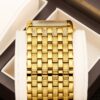 YaLaLuSi Elegant Women's Golden-Tone Quartz Watch with Rhinestone Embellishments, Luminous Hands, Square Dial & Adjustable Strap – Comes in an Exquisite Gift Box, Perfect for Gifting, Watch Gift Box, Formal Timepiece - Image 4