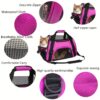 [:en]Breathable Mesh Pet Carrier Bag for Small Cats and Dogs - Portable Travel Tote with Zipper Closure, Handle, and Multiple Compartments, Blue & Black Design, Dog Carrier Bag[:ar]Breathable Mesh Pet Carrier Bag for Small Cats and Dogs - Portable Travel Tote with Zipper Closure, Handle, and Multiple Compartments, Blue & Black Design, Dog Carrier Bag[:] - Image 5