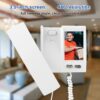 1 Set Video Doorbell with Intercom Smart Doorbell, 480P SD Display, Camera with 8.89 cm Screen, USB Rechargeable, Household Infrared Night Version Two-Way Speaking Long Battery, Easy Connection No Need app - Image 3
