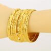 6pcs Classic Bangles Retro Carving Traditional Engagement/ Wedding Decor Perfect Gift For Female Dupes Luxury Jewelry - Image 3