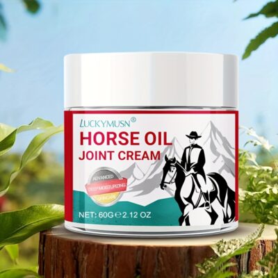 This Is a Specialized Cream Made with Horse Oil That Provides Moisture for Up to 72 Hours. It Penetrates Deeply And Is Gentle on The Legs, Arms, Body, And Joints. The Formula Includes Collagen, Vitamin E, Honey, Arnica, Aloe Vera, And Lavender. It Is Idea