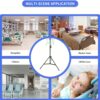 1pc Iron IV Pole Stand with 4 Hooks, 3-Legged Portable Collapsible Infusion Stand, Adjustable Height Drip Bag Holder for Hospitals, Clinics, Home Care, Wheelchair and Bedside Use - Image 15