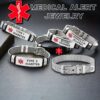 [:en]1pc Stainless Steel Medical Alert Bracelet, Adjustable With Red Caduceus Symbol, 10 Alert Options Including Type 2 Diabetes, Emergency ID Jewelry For Adults, Outdoor First Aid Wristband[:ar]1pc Stainless Steel Medical Alert Bracelet, Adjustable With Red Caduceus Symbol, 10 Alert Options Including Type 2 Diabetes, Emergency ID Jewelry For Adults, Outdoor First Aid Wristband[:] - Image 2