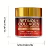 Retinol Collagen Cream That Hydrates, Tightens, And Lifts Drooping Skin, Enhances Elasticity, Balances Skin Tone, Includes Hyaluronic Acid, Vitamin C, And Peptides, Giving The Skin a Youthful And Radiant Appearance, Appropriate for All Skin Types. - Image 6