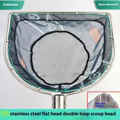 1 Stainless Steel Nano Net, Fine Mesh for Corrosion Resistance, Ideal for Beginners in Fishing, Convenient for Fish Farming and Breeding, High Elasticity Nano Net, Durable and Flexible, Suitable for Catching Various Fish, Aquaculture, Live Fish Catching,