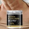 YUITIKUE 100g Retinol & Collagen Day & Night Neck & Facial - 15% Moisturizer with Hyaluronic Acid & Almond Oil, Hypoallergenic, Firming & Brightening for All Light Beige Types, Easy Absorption, Moisturizer for Face, Premium Packaging, Elegant Jar Design, - Image 4