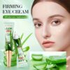 Aloe Vera Hyaluronic Acid Eye Cream Designed to Reduce Dark Circles - Hypoallergenic with Multiple Moisturizing Effects - Suitable for All Adults, This Firming Eye Cream Works for Every Skin Type, Including Sensitive Skin - Contains Glycerin to Combat Dry - Image 2
