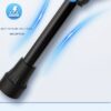 Aluminum Crutches for Adults and Youngsters - A Set of Light, Walking Assistive, Height-Adjustable Crutches with Padded Armpit Cushions, Handle Grips, & Rubber Tips - Maximum Load Capacity 226.8 KG - Image 20