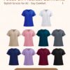[:en]High-End Four-Way Stretch V-Neck Solid Color Short-Sleeve Straight-Leg Pants Set for Hospital Work, Nurse Uniforms, Scrubs, And Surgical Attire Suitable for All Seasons.[:ar]High-End Four-Way Stretch V-Neck Solid Color Short-Sleeve Straight-Leg Pants Set for Hospital Work, Nurse Uniforms, Scrubs, And Surgical Attire Suitable for All Seasons.[:] - Image 37