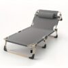 ULHYC Adjustable Folding Lounge Chair Bed - 194x68x30cm, Portable Ergonomic Design with 3-Point Adjustment, Lightweight & Sturdy Frame for Camping, Beach, Patio, Outdoor Relaxation, Beach Lounger, Comfortable Recliner, Durable Construction - Image 5