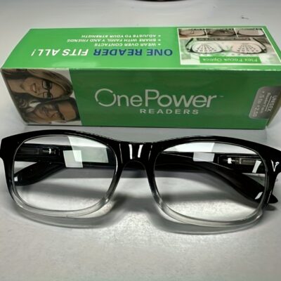 Multifunctional Vision Aid Glasses with a Flexible Optical Design, Full-Frame Oval-Shaped Frame, Comfortable Spring Hinges, And Unisex High-Definition AC Transparent Lenses.