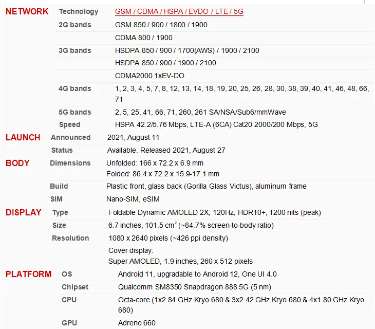 Samsung Galaxy Z Flip 3 Z Flip3 5G F711U1 F711N F711B Original 6.7" AMOLED NFC Snapdragon Unlocked Foldable 99% New Cell Phone - Image 13