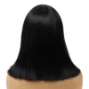 The new wig sells well for women in fashion with long black synthetic fiber high temperature silk wig with bangs - Image 2