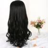 Wholesale U-Shape Half Wig Women's Long Curly Hair Voluminous Face Framing Pear Blossom Fiber Wig Cap - Image 9