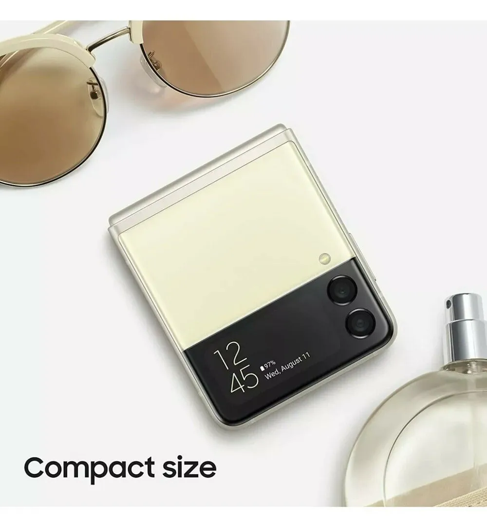 Samsung Galaxy Z Flip 3 Z Flip3 5G F711U1 F711N F711B Original 6.7" AMOLED NFC Snapdragon Unlocked Foldable 99% New Cell Phone - Image 18