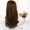 Wholesale U-Shape Half Wig Women's Long Curly Hair Voluminous Face Framing Pear Blossom Fiber Wig Cap - Image 7