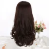 Wholesale U-Shape Half Wig Women's Long Curly Hair Voluminous Face Framing Pear Blossom Fiber Wig Cap - Image 8