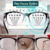 Multifunctional Vision Aid Glasses with a Flexible Optical Design, Full-Frame Oval-Shaped Frame, Comfortable Spring Hinges, And Unisex High-Definition AC Transparent Lenses. - Image 2